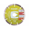 EXTOL CRAFT Kotúč rezný diamantový segmentový, 125mm, EXTOL CRAFT 108812