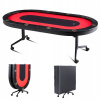 VEVOR Pokerový stôl 229x122x80 cm Skladací nerezový domček pre 10 hráčov