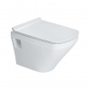 Duravit DuraStyle Závesné WC, doska SoftClose, Rimless, alpská biela 45710900A1