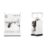 Ascaso Steel DUO PID, White&Wood + Eureka Mignon Specialita, CR white