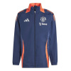 adidas Manchester United Tiro 24 Jacket 2024 2025 Adults Nigh Indigo M