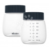 Fľaše na materské mlieko Collection and Storage Bottles for Double and Single Breast Pumps Beaba vhodná do mrazničky 2 kusy 2x180 ml