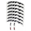 ZIPP DECAL SET 1 WHEEL 303 ZIPPLOGO MATTEBLK