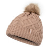 Gelert Cable Knit Beanie Womens Sand Ladies