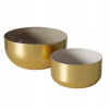 Zlaté dekoratívne misy, 2 kusy
