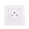 SOLIGHT 5B142 ZASUVKA SLIM PUSH, BEZPECNOSTNY POSUVNY STRED, BIELA
