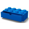 LEGO® stolní box 8 se zásuvkou modrý LEGO40211731