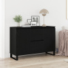 vidaXL Komoda Čierny Dub 104x35x70 cm Zákľadowé drevo 862935