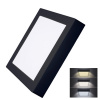 Solight WD173-B Stropný mini panel LED 18W, 1530lm, 3000K/4000K/6000K, štvorcový, IP20, čierna