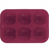 FORMA NA KOLÁČIKY VYSIEKAVAČ NA PEČIVO 6 MOZGOV ČERVENÁ 18X12 CM HALLOWEEN