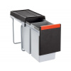 Výsuvný odpadkový kôš Franke Cube 30, 2x15 litrov