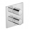Duravit Termostatická batéria pod omietku, na 2 spotrebiče, s telesom, chróm TH4200007010