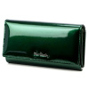 Pierre Cardin Dámska peňaženka 07 SHINY 102 zelená lakovaná prírodná koža