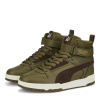 Puma Rbd Game Wtr Jr High-Top Trainers Unisex Kids Olive Brwn 3 (35.5)