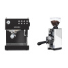 Ascaso Steel UNO, Black + Eureka Mignon Libra 65 All Purpose, CR white