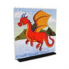 Červený drak - Vertikální XL puzzle (84 kusů - Vertikální puzzle)