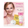 Dermacol Hyaluron jemný čistiaci krém na tvár a oči 100 ml + revitalizačná zlupovacia pleťová maska s kyselinou hyalurónovou 15 ml + remodelačný denný krém 50 ml