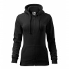 Mikina dámska Malfini Trendy Zipper - čierna, M