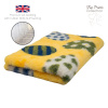 DRYBED Premium Vet Bed Veľkonočné vajíčka žlté 150 x 100 cm