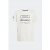 adidas Performance tričko detské bavlnené AUDI KF0909 béžová 152