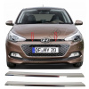 Nerez lišty prednej masky Hyundai i20 2014-18 2 ks