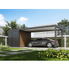 Gutroof Superior hliníková pergola 5,3 x 3 +2 m, antracit