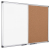 Kombinovaná tabule Bi-Maya C magnetická/korková 90x60, ALU rám