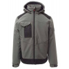 PAYPER PERFORMER PAD S00359-P114 / Pánska zimná softshellová bunda - smoke/black XXL