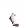Ponožky na behanie X-Socks Run Discovery 4.0 - artic white/dolomite grey