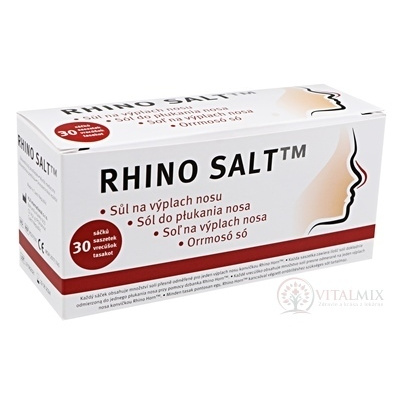 RHINO SALT soľ na výplach nosa vrecúška 30 ks