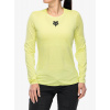 Dámska cyklistická mikina Fox Flexair LS Jersey - lime