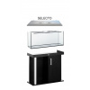 Diversa Comfort 100 rovný 250 l akváriový komplet / čierny LED plastový kryt - dub artisan