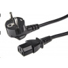 1stCOOL Kábel sieťový / napájací 230V, 1,8m, C13 - Schuko CEE 7/7, High quality PC-EU-1.8