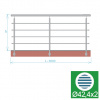 EKOfence Nerezové zábradlie BR 14247