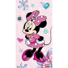 Jerry Fabrics Plážová osuška Minnie Pink Bow 02 rozmer 70x140 cm.