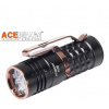 LED Baterka Acebeam TK16 AL + Li-ion IMR16340 550mAh - Čierna