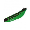 Potah sedla ZEBRA Kawasaki KXF450 / 09-11 + KXF250 / 09-12 - zeleno-čierny