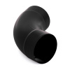 Lakované koleno lisované - II. trieda - RAL 9005 Čierna, 80 mm