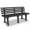 Lavica s operadlom plast 146 x 49 cm