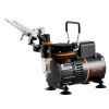 Vevor Sada airbrush s kompresorom s dvoma ventilátormi, 3 pištole, držiak JCBTZ2GOGWQG66CG6V2