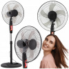 Podlahový ventilátor HAXON DAX stojanový ventilátor 5 lopatiek časovač + diaľkový ovládač