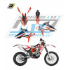 Blackbird Polepy na motocykel (sada polepov Dream) Beta RR 2T+4T / 18-19 - typ polepov Dream4