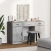 zahrada-XL Toaletný stolík 3 pcs Sivá 50 x 41 x 135 cm Kompozitné drevo 3334257