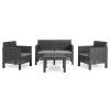TOOMAX PENELOPE 4 SEATER zahradní plastový set - grafit Z0111R1--4100
