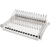 LogiLink SF100G 19 palca skriňa sieťovej rozvodne - prístrojová polica 4.5 U vysúvací svetlosivá; SF100G