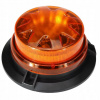 VÝSTRAŽNÁ LAMPA MAJÁK BLESKOVÁ ORANŽOVÁ MAGNETKA UFO 12/24V 24 LED