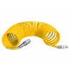 Špirálová hadica s rýchlospojkami STOP PU 6/10mm 5 m (Hadica na vzduch 10.2501-61005 10250161005)