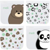 Melii Opakovateľne použiteľné vrecká na desiatu 4ks Panda Medveď
