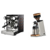 Rocket Espresso Appartamento TCA, black/copper + Eureka Mignon Single Dose PRO, White & Oak