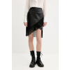 Kožená sukňa IRO WM31NEELA čierna 36